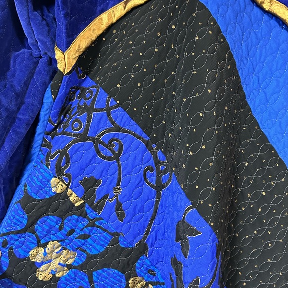 VTG Jeanne Marc Multicolor Patchwork Applique Quilted Jacket Sz. 8/10 (S)** - Picture 4 of 10